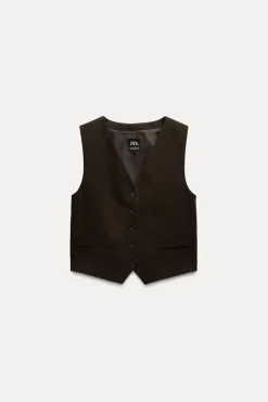 Outlet CHALECO CINTA ESPALDA Mujer Blazers / Chalecos