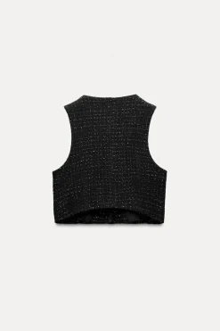 Sale CHALECO CORTO ESTRUCTURA Mujer Blazers / Chalecos