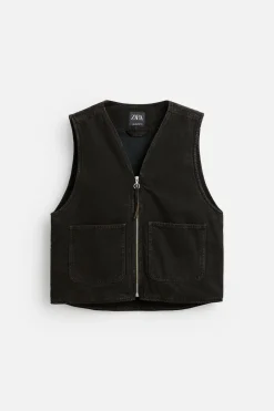 Best CHALECO DENIM BOLSILLOS Hombre Chalecos
