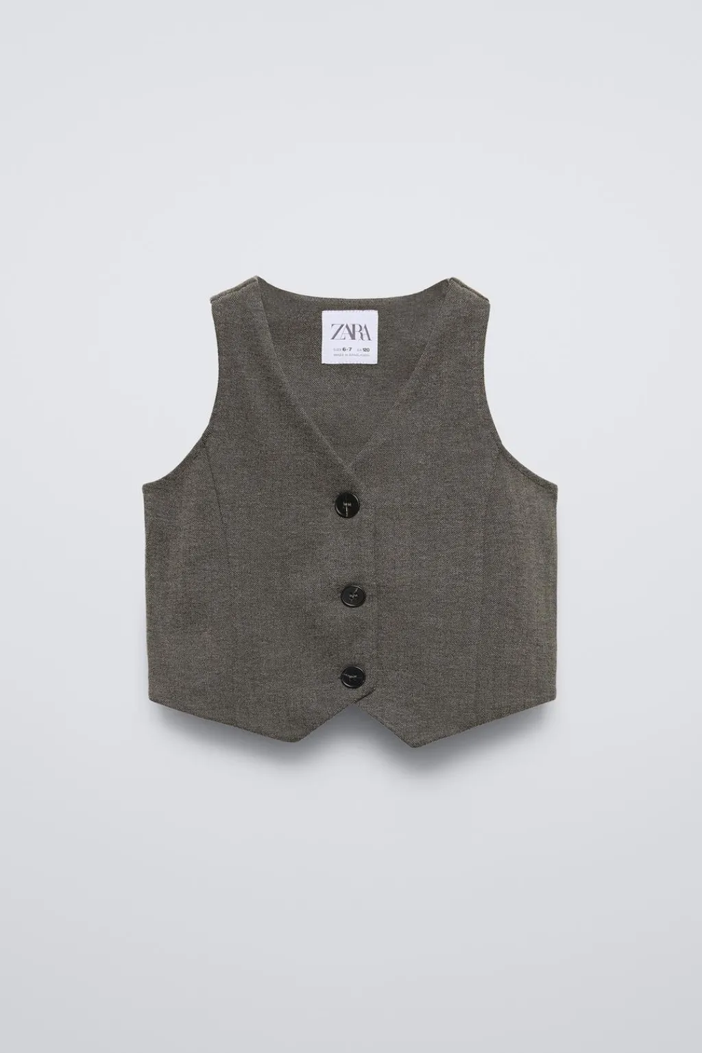 Niños ZARA 6 - 14 Años·Abrigos<CHALECO ESTRUCTURA