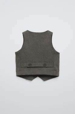 Niños ZARA 6 - 14 Años·Abrigos<CHALECO ESTRUCTURA
