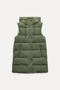 Clearance CHALECO LARGO ACOLCHADO Mujer Abrigos / Anoraks
