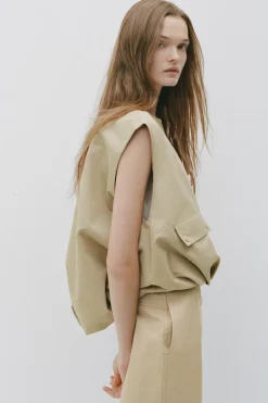 Online CHALECO OVERSIZE VOLUMEN ZW COLLECTION Mujer Chaquetas / Cazadoras