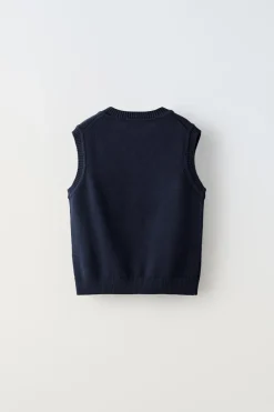 Niños ZARA 6 - 14 Años·Punto|6 - 14 Años·Trajes<CHALECO PUNTO