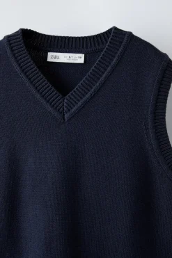 Niños ZARA 6 - 14 Años·Punto|6 - 14 Años·Trajes<CHALECO PUNTO