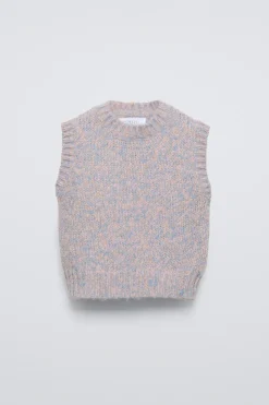 Niños ZARA 6 - 14 Años·Punto<CHALECO PUNTO