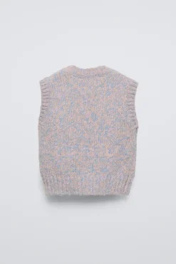 Niños ZARA 6 - 14 Años·Punto<CHALECO PUNTO