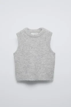Niños ZARA 6 - 14 Años·Punto<CHALECO PUNTO