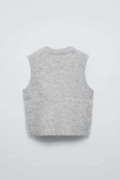 Niños ZARA 6 - 14 Años·Punto<CHALECO PUNTO
