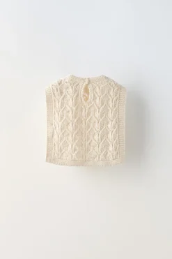 Niños ZARA 6 - 18 Meses·Punto<CHALECO PUNTO CALADOS