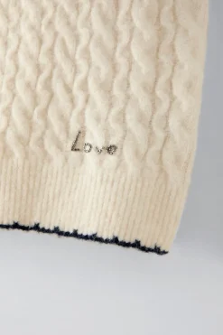 Niños ZARA 6 - 14 Años·Punto<CHALECO PUNTO LOVE