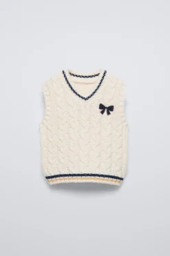 Niños ZARA 1½ - 6 Años·Punto<CHALECO PUNTO VARSITY