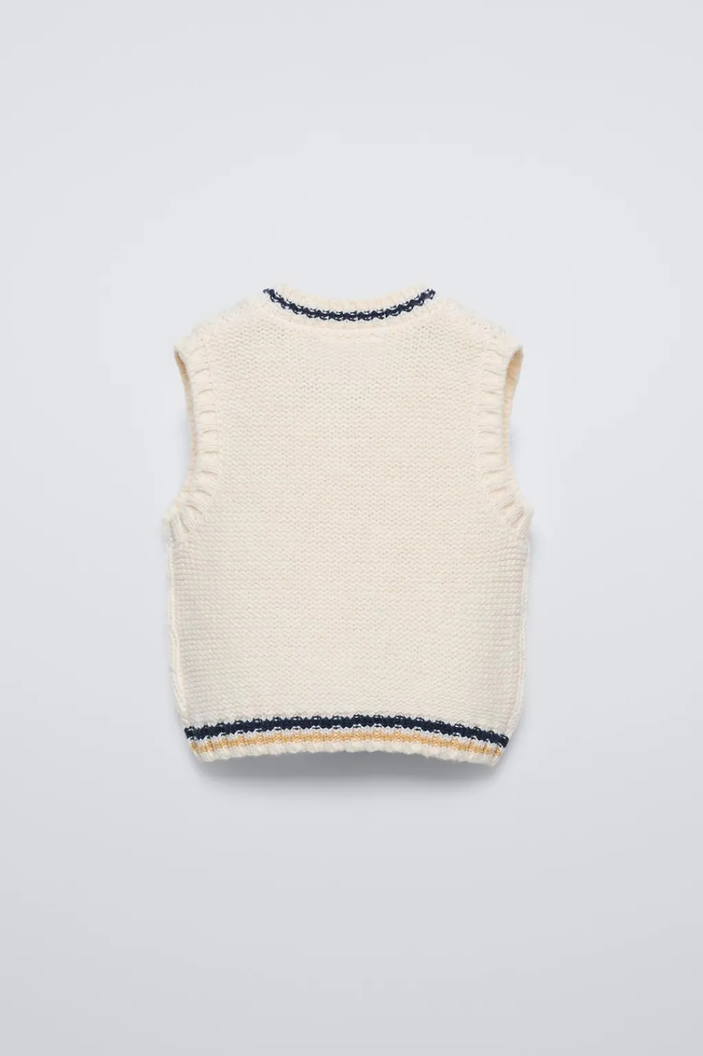 Niños ZARA 1½ - 6 Años·Punto<CHALECO PUNTO VARSITY