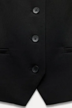 Sale CHALECO RECTO CAMISERO Mujer Blazers / Chalecos