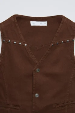 Niños ZARA 6 - 14 Años·Abrigos|6 - 14 Años·Total Look<CHALECO TACHAS