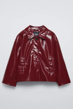 Niños ZARA 6 - 14 Años·Abrigos<CHAQUETA ACHAROLADA