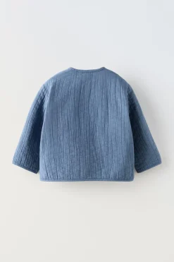 Niños ZARA 0 - 6 Meses·Sacos / Buzos|6 - 18 Meses·Abrigos / Buzos<CHAQUETA ACOLCHADA BOLSILLOS