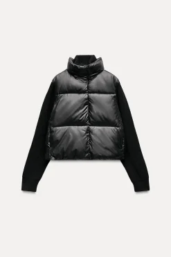 Discount CHAQUETA ACOLCHADA COMBINADA ZW COLLECTION Mujer Abrigos / Anoraks