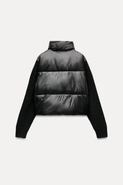 Discount CHAQUETA ACOLCHADA COMBINADA ZW COLLECTION Mujer Abrigos / Anoraks