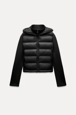 Sale CHAQUETA ACOLCHADA EFECTO NEOPRENO Mujer Abrigos / Anoraks|Chaquetas / Cazadoras