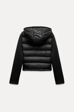 Sale CHAQUETA ACOLCHADA EFECTO NEOPRENO Mujer Abrigos / Anoraks|Chaquetas / Cazadoras