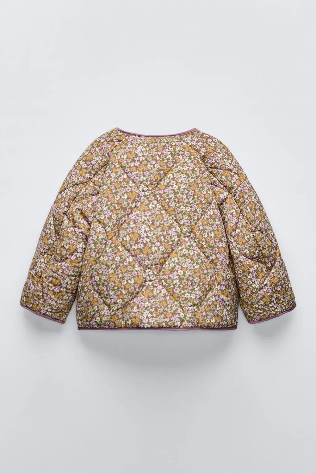 Niños ZARA 6 - 18 Meses·Abrigos / Buzos<CHAQUETA ACOLCHADA FLORES