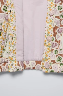 Niños ZARA 6 - 18 Meses·Abrigos / Buzos<CHAQUETA ACOLCHADA PATCHWORK