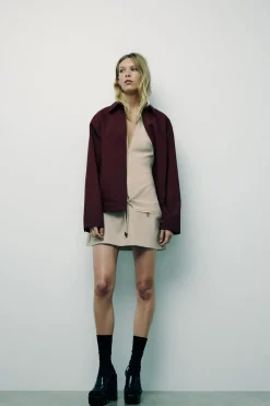 Hot CHAQUETA BOMBER BOLSILLOS CREMALLERA Mujer Chaquetas / Cazadoras