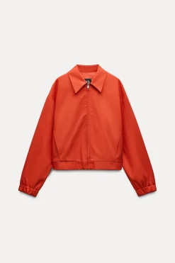 Clearance CHAQUETA BOMBER BOLSILLOS CREMALLERA Mujer Chaquetas / Cazadoras
