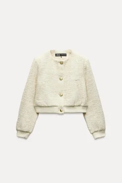 Online CHAQUETA BOMBER ESTRUCTURA Mujer Chaquetas / Cazadoras