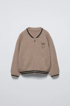 Niños ZARA 1½ - 6 Años·Punto<CHAQUETA BOMBER PUNTO
