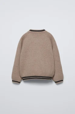 Niños ZARA 1½ - 6 Años·Punto<CHAQUETA BOMBER PUNTO