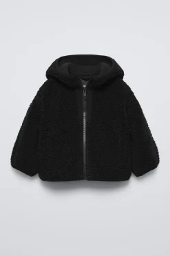 Niños ZARA 1½ - 6 Años·Abrigos|1½ - 6 Años·Abrigos<CHAQUETA BORREGUILLO CAPUCHA