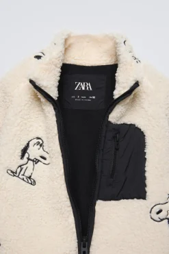 Niños ZARA 1½ - 6 Años·Abrigos|1½ - 6 Años·Abrigos<CHAQUETA BORREGUILLO SNOOPY PEANUTS™