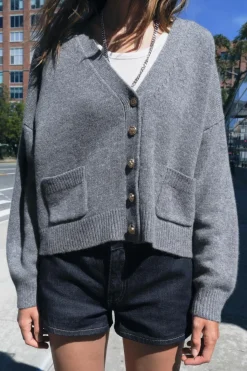 Clearance CHAQUETA BÁSICA 100% LANA Mujer Cárdigan / Jerséis|Punto