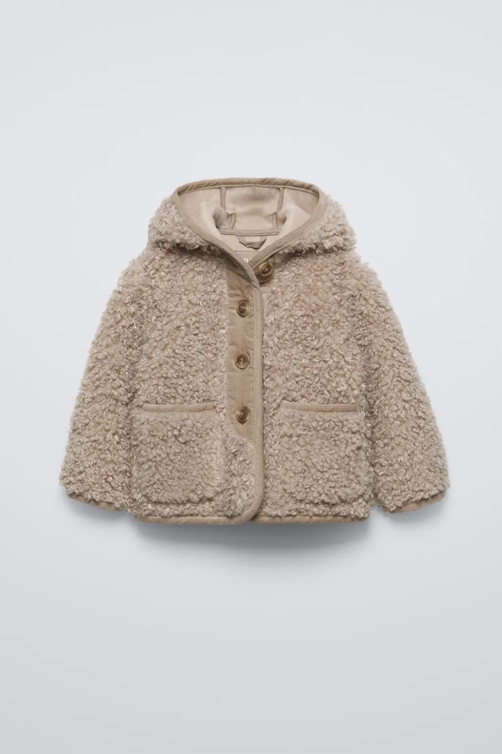 Niños ZARA 1½ - 6 Años·Abrigos|1½ - 6 Años·Abrigos<CHAQUETA CAPUCHA BORREUGILLO