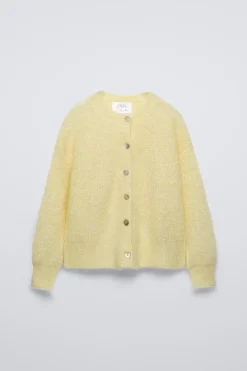 Niños ZARA 6 - 14 Años·Punto<CHAQUETA CON ALPACA