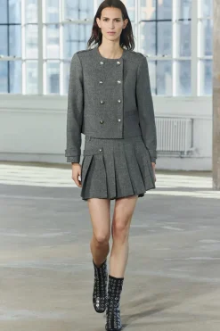 Online CHAQUETA CON LANA BOTONES ZW COLLECTION Mujer Blazers / Chalecos