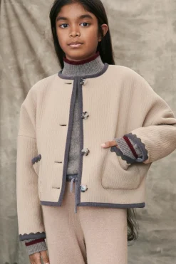 Niños ZARA 6 - 14 Años·Abrigos<CHAQUETA CORTA CON LANA LIMITED EDITION