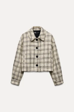 New CHAQUETA CORTA ESTRUCTURA Mujer Chaquetas / Cazadoras|Blazers / Chalecos