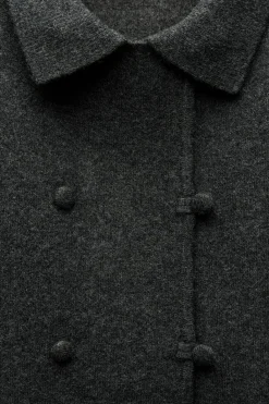 Sale CHAQUETA CRUZADA PUNTO Mujer Cárdigan / Jerséis|Punto
