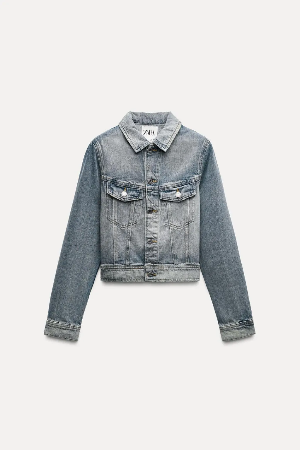 Best CHAQUETA DENIM LAVADA ZW COLLECTION Mujer Chaquetas / Cazadoras