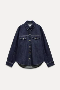 Best CHAQUETA DENIM TRF Mujer Chaquetas / Cazadoras|Camisas / Blusas