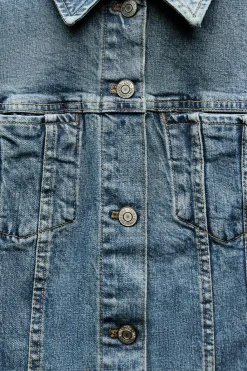Fashion CHAQUETA DENIM TRF Mujer Chaquetas / Cazadoras
