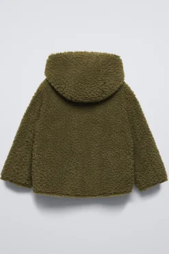 Niños ZARA 6 - 14 Años·Abrigos<CHAQUETA DOBLE FAZ BORREGUILLO
