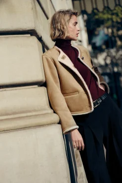 Clearance CHAQUETA DOBLE FAZ BOTÓN DORADO Mujer Chaquetas / Cazadoras