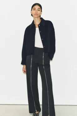 Sale CHAQUETA DOBLE FAZ MEZCLA LANA ZW COLLECTION Mujer Chaquetas / Cazadoras