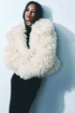 Sale CHAQUETA EFECTO PELO Mujer Chaquetas / Cazadoras