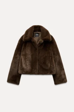 Discount CHAQUETA EFECTO PELO Mujer Chaquetas / Cazadoras