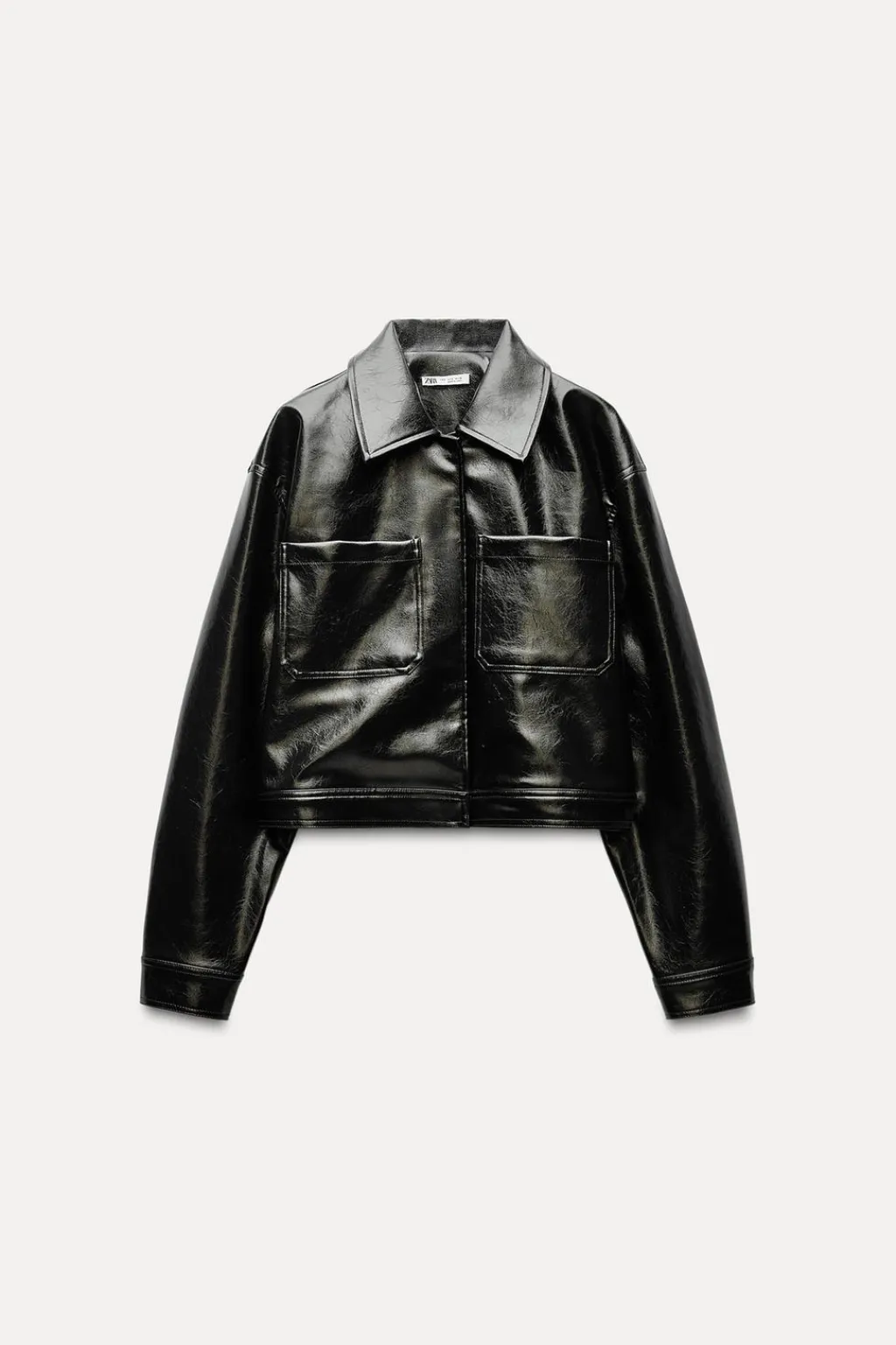 Fashion CHAQUETA EFECTO PIEL Mujer Chaquetas / Cazadoras